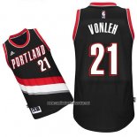 Camiseta Portland Trail Blazers Noah Vonleh #21 Negro