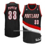 Camiseta Portland Trail Blazers Scottie Pippen #33 Negro