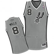 Camiseta San Antonio Spurs Patty Mills #8 Gris