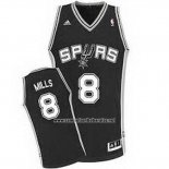Camiseta San Antonio Spurs Patty Mills #8 Negro