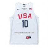 Camiseta USA 2016 Kobe Bryant #10 Blanco
