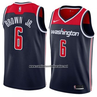 Camiseta Washington Wizards Troy Brown JR. #6 Statement 2018 Negro