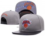 Gorra New York Knicks Gris Negro