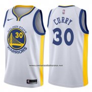 Nike Camiseta Golden State Warriors Stephen Curry #30 2017-18 Blanco