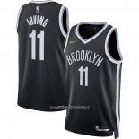 Camiseta Brooklyn Nets Kyrie Irving #11 Icon 2021-22 Negro
