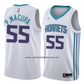 Camiseta Charlotte Hornets J. P.macura #55 Association 2018 Blanco