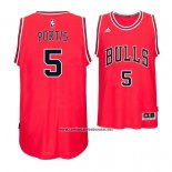 Camiseta Chicago Bulls Bobby Portis #5 Rojo