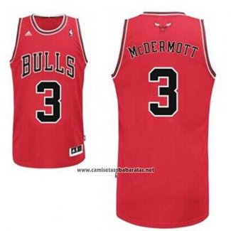 Camiseta Chicago Bulls Doug McDermott #3 Rojo