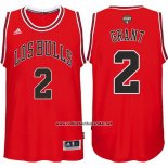 Camiseta Chicago Bulls Jerian Grant #2 Rojo