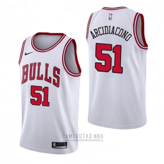 Camiseta Chicago Bulls Ryan Arcidiacono #51 Association Blanco