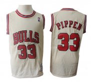 Camiseta Chicago Bulls Scottie Pippen Retro #33 Crema