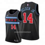 Camiseta Chicago Bulls Wayne Selden Jr. #14 Ciudad Negro