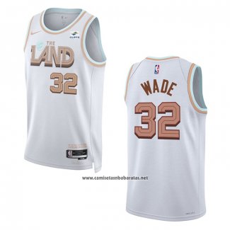 Camiseta Cleveland Cavaliers Dean Wade #32 Ciudad 2022-23 Blanco