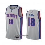 Camiseta Detroit Pistons Jordan Bone #18 Statement 2020-21 Gris