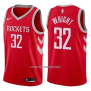 Camiseta Houston Rockets Brandan Wright #32 2017-18 Rojo