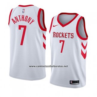Camiseta Houston Rockets Carmelo Anthony #7 Association 2018 Blanco