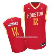 Camiseta Houston Rockets Dwight Howard #12 Rojo Amarillo