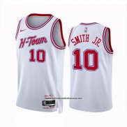 Camiseta Houston Rockets Jabari Smith JR. #10 Ciudad 2023-24 Blanco