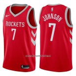 Camiseta Houston Rockets Joe Johnson #7 2017-18 Rojo