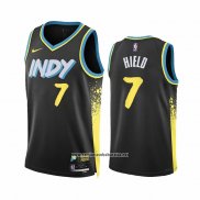 Camiseta Indiana Pacers Buddy Hield. #7 Ciudad 2023-24 Negro