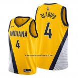 Camiseta Indiana Pacers Victor Oladipo #4 Statement Edition Amarillo