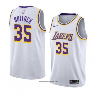 Camiseta Los Angeles Lakers Reggie Bullock #35 Association 2018-19 Blanco