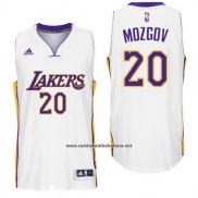 Camiseta Los Angeles Lakers Timofey Mozgov #20 Blanco