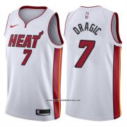 Camiseta Miami Heat Goran Dragic #7 2017-18 Blanco