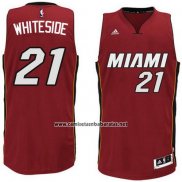 Camiseta Miami Heat Hassan Whiteside #21 Rojo