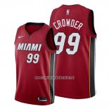 Camiseta Miami Heat Jae Crowder #99 Statement 2019-20 Rojo