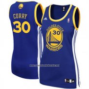 Camiseta Mujer Golden State Warriors Stephen Curry #30 Azul