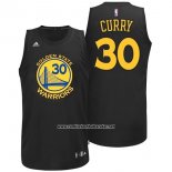 Camiseta Negro Moda Golden State Warriors Stephen Curry #30 Negro