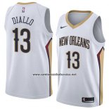 Camiseta New Orleans Pelicans Cheick Diallo #13 Association 2018 Blanco