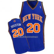 Camiseta New York Knicks Allan Houston #20 Retro Azul