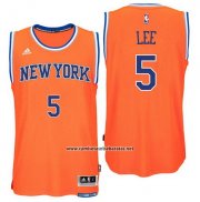 Camiseta New York Knicks Courtney Lee #5 Naranja