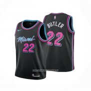 Camiseta Nino Miami Heat Jimmy Butler #22 Ciudad Negro