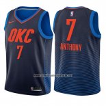 Camiseta Nino Oklahoma City Thunder Carmelo Anthony #7 Statement 2017-18 Azul