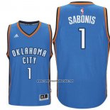 Camiseta Oklahoma City Thunder Domantas Sabonis #1 Azul