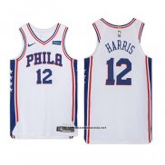 Camiseta Philadelphia 76ers Tobias Harris #12 Association Blanco