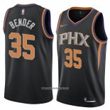 Camiseta Phoenix Suns Dragan Bender #35 Statement 2018 Negro
