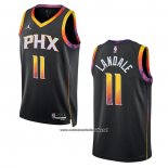 Camiseta Phoenix Suns Jock Landale #11 Statement 2022-23 Negro