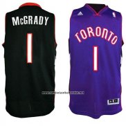 Camiseta Toronto Raptors Tracy McGrady #1 Retro Negro Violeta