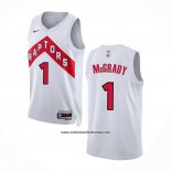 Camiseta Toronto Raptors Tracy Mcgrady #1 Association 2022-23 Blanco
