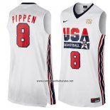 Camiseta USA 1992 Scottie Pippen #8 Blanco
