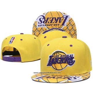 Gorra Los Angeles Lakers Amarillo3