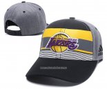Gorra Los Angeles Lakers Gris Negro Amarillo