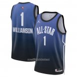 Camiseta All Star 2023 New Orleans Pelicans Zion Williamson #1 Azul