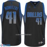 Camiseta Ambiente Dallas Mavericks Dirk Nowitzki #41 Negro