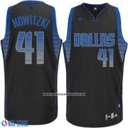 Camiseta Ambiente Dallas Mavericks Dirk Nowitzki #41 Negro