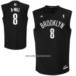 Camiseta Apodo Brooklyn Nets D-Will #8 Negro
